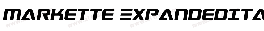 Markette ExpandedIta字体转换